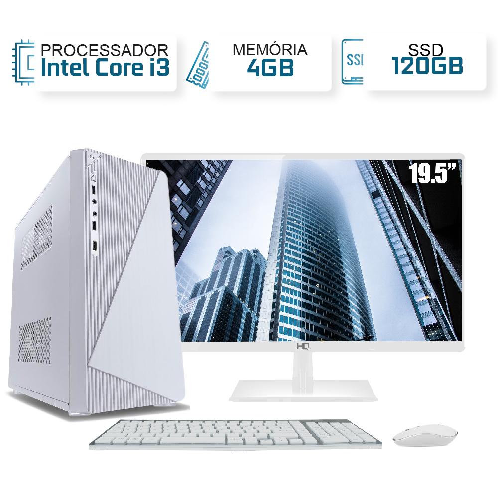 Computador Intel Core i3 - 8Gb Ram - HD 1Tb - SSD 120Gb - PC