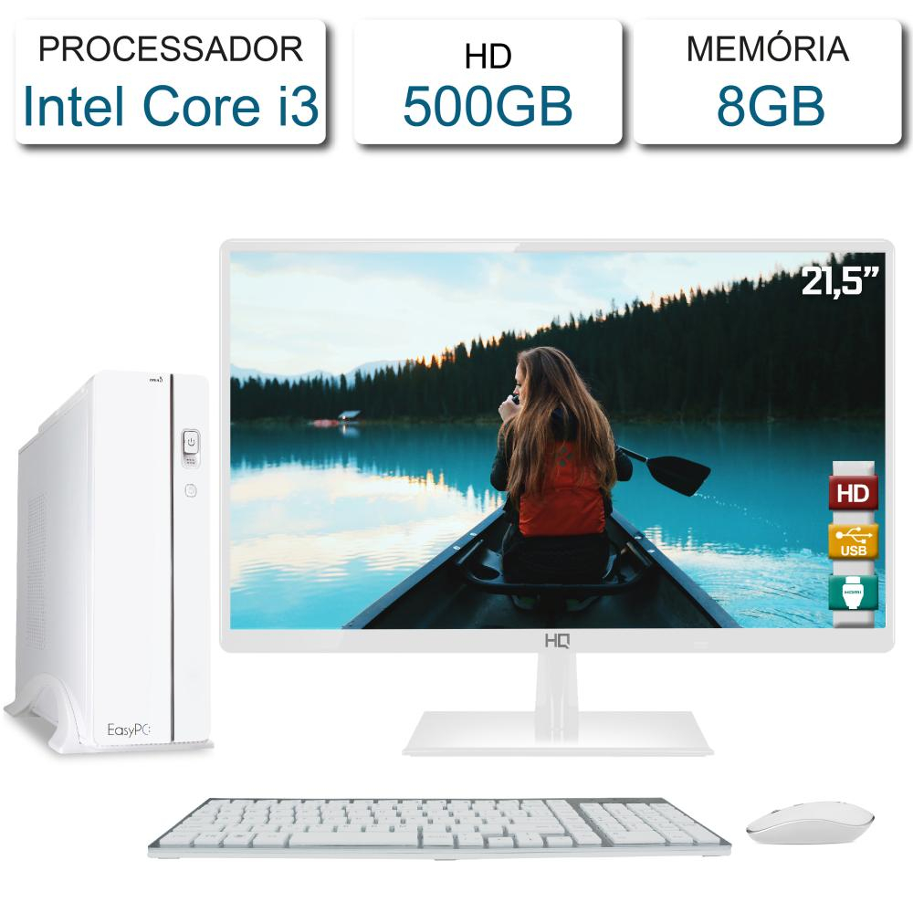 PC Gamer completo com Monitor 19.5 Intel Core i5 3.40Ghz (Geforce GT 710  2GB) RAM 8GB HD 500GB mouse teclado e mousepad EasyPC Stunning - WorldPc  empresa do grupo Bel MicroTecnologia